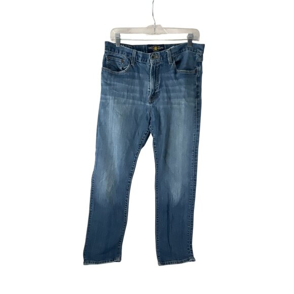 Lucky Brand 361 Vintage Wash Straight Fit Jeans 34 Blue Denim Streetwear - Picture 1 of 8